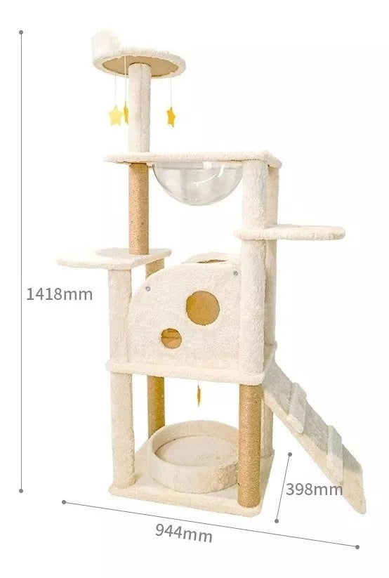Torre De Arbol Rascador 141cm