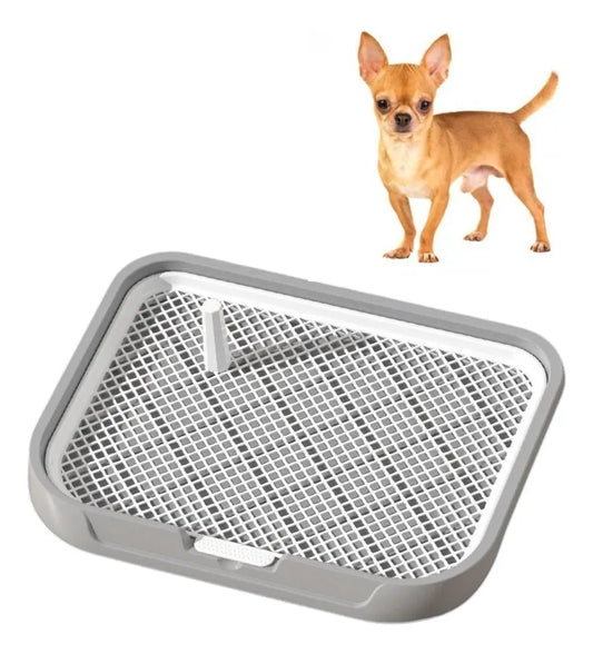 Bandeja De Baño Para Entrenamiento De Mascotas Pequeñas Gris