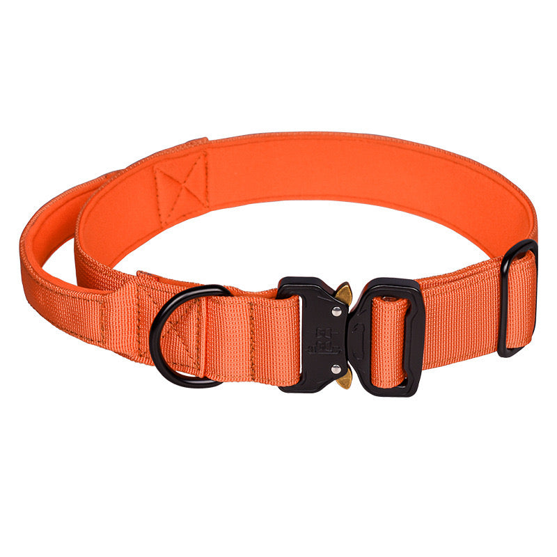 Collar Táctico Para Perro Ajustable Con Hebilla De Metal