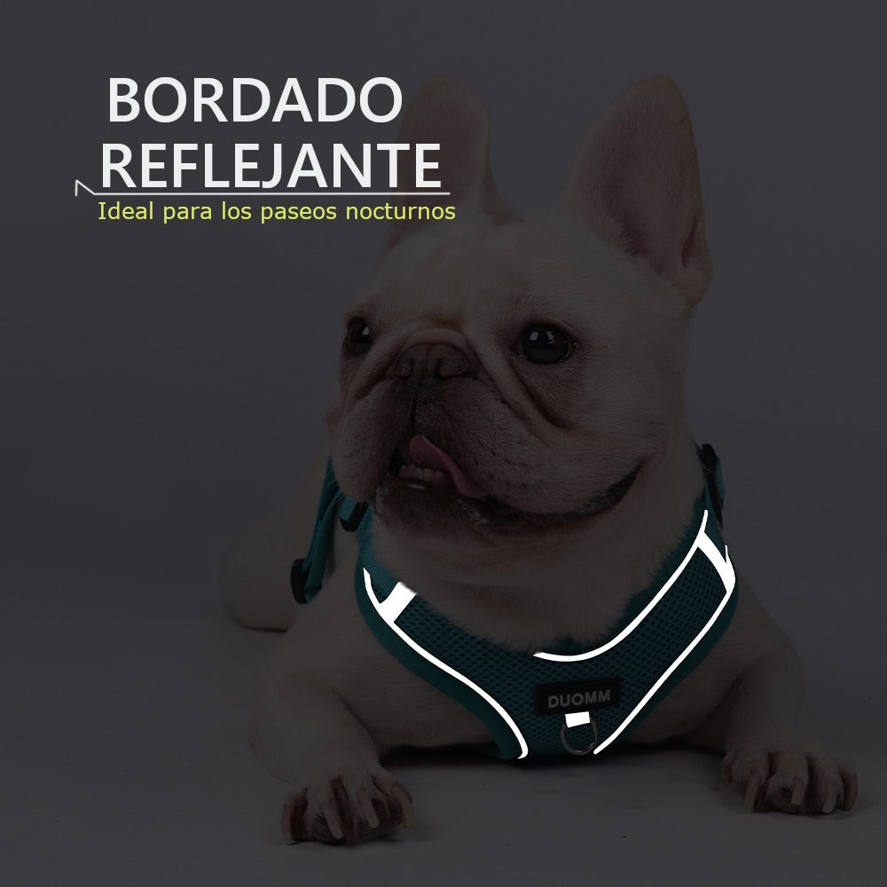Pechera Arnés Ajustable Triangulo Perros Raza Chica Mediana