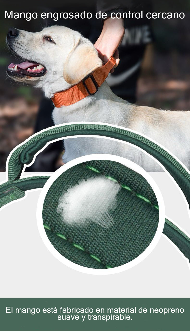 Collar Táctico Para Perro Ajustable Con Hebilla De Metal