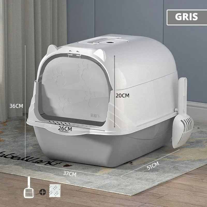 Arenero Cerrado Para Gatos Antiolores Puerta Palita