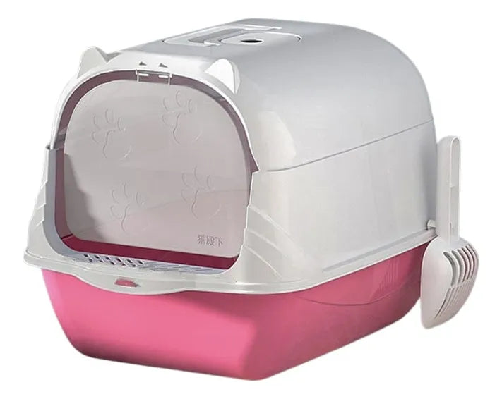 Arenero Cerrado Para Gatos Antiolores Puerta Palita