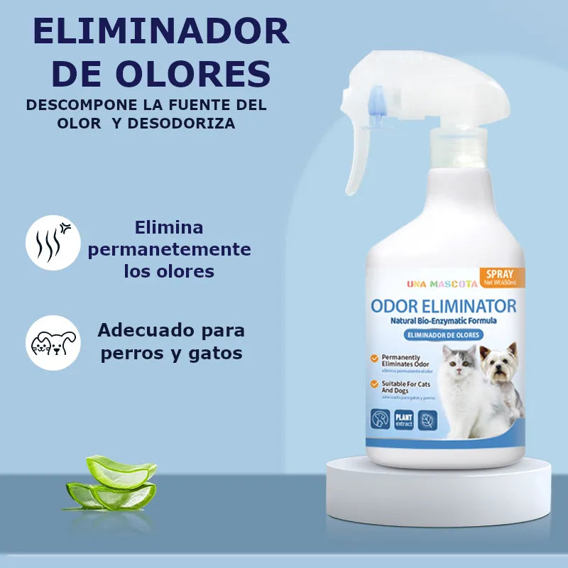 Spray Eliminador De Olores De Mascota Para El Hogar 450ml