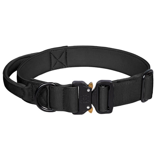 Collar Táctico Para Perro Ajustable Con Hebilla De Metal