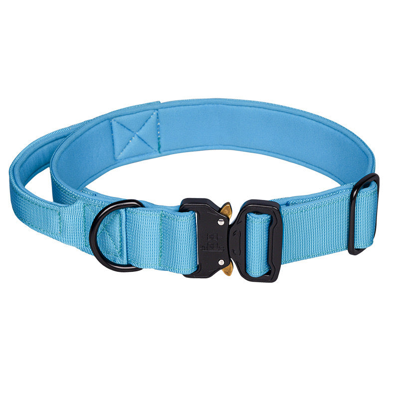 Collar Táctico Para Perro Ajustable Con Hebilla De Metal
