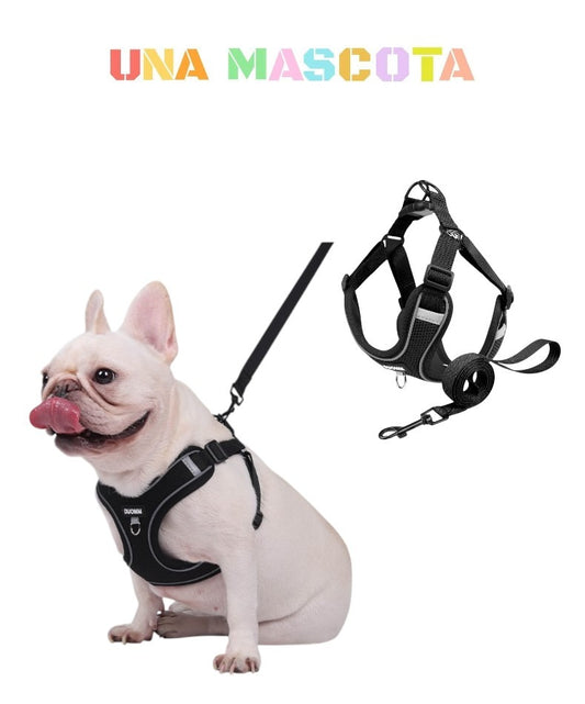 Pechera Arnés Ajustable Triangulo Perros Raza Chica Mediana