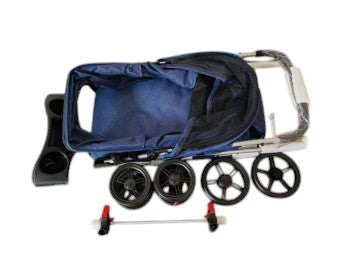 Carreola Para Mascota Perros Gatos Plegable Con Cinturón